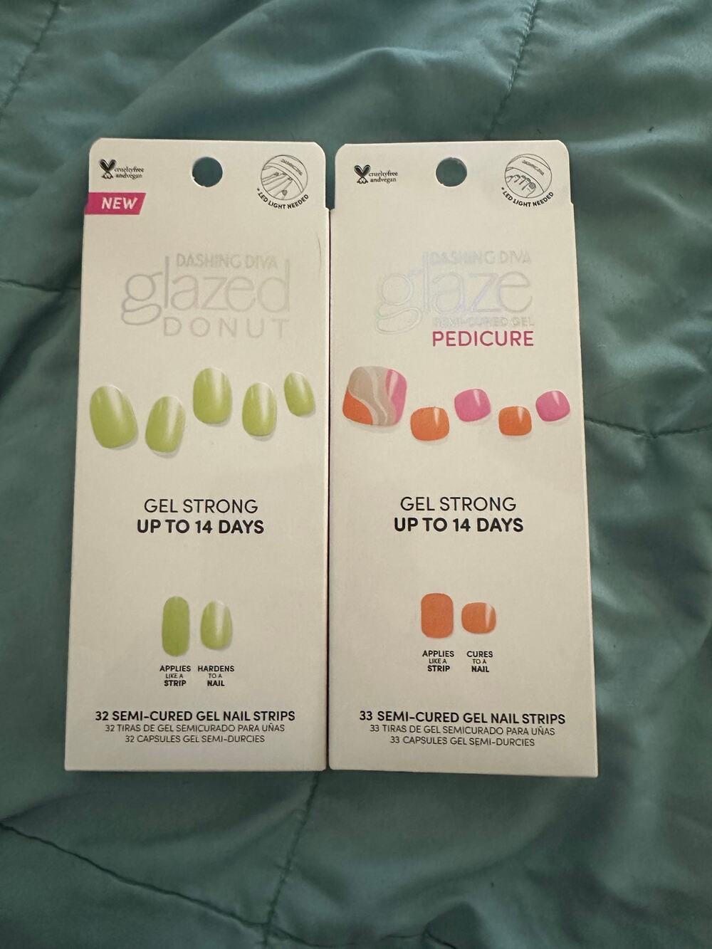 2 Dashing Diva sets Nail and Toenail